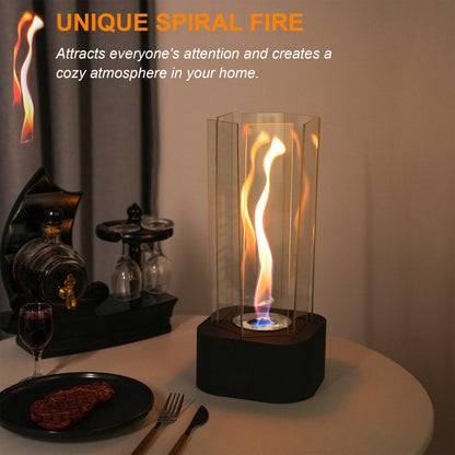 Hexagonal Ethanol-Fueled Alcohol Fireplace for Home Decor