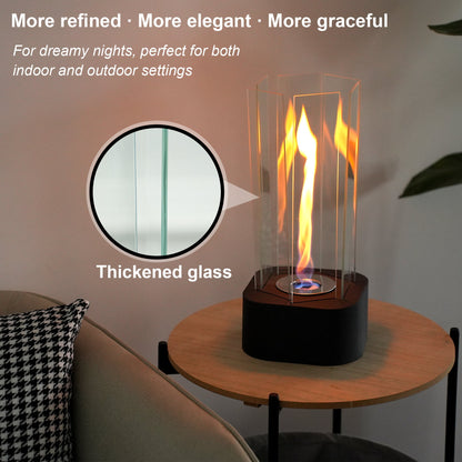 Hexagonal Ethanol-Fueled Alcohol Fireplace for Home Decor