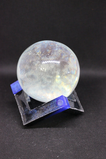Resin Crystal Ball with Stand for Home Decor and Meditation