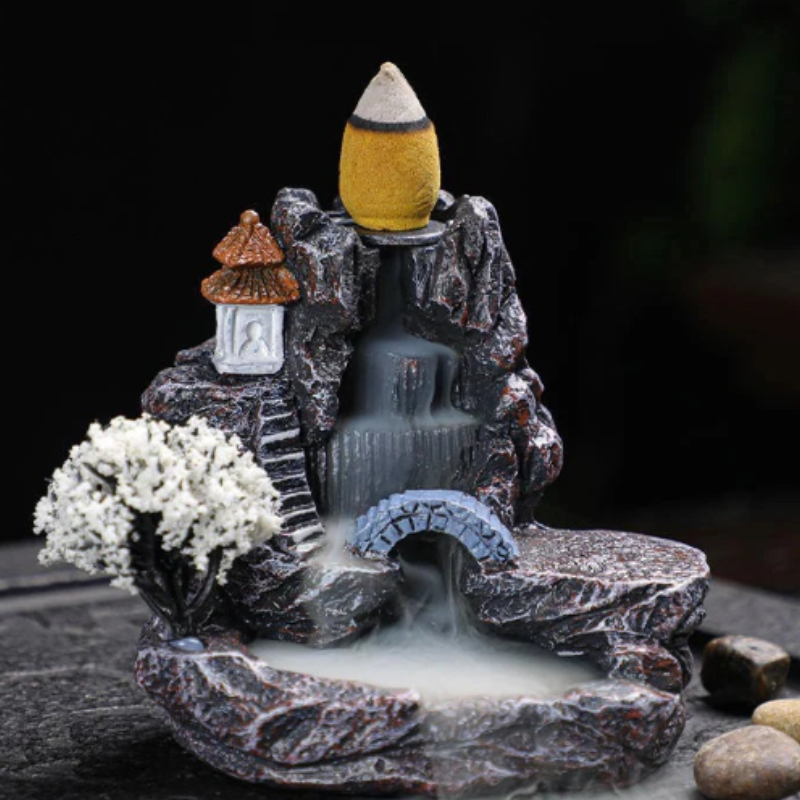 Backflow Incense Holder Waterfall Burner Home Decor
